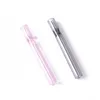 Pyrex glass one hitter pipe bat smoking accessories 4 inch colorful clear Steamroller Hand Pipe oil burner Filters tube nail tips bong