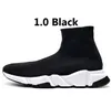 2023 جودة عالية السرعة الجوارب الجوارب أحذية للرجال الثلاثي الأسود أبيض أبيض رمادي رمادي الأحذية غير الرسمية مصمم الأزياء أحذية رياضية الكاحل S1S