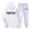 Tracksuits Men's Tracksuit Trend Hooded 2 Pieces Set Hoodie Sweatshirt Sweatpants Sportwear Jogging Outfit Trapstar Man Cloth