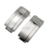 16-9mm paslanmaz çelik izleme bandı toka gümüş fırçalanmış ara parlatma dağıtım izleme bandı tokası Rolex için orijinal leathe272h