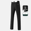 Men's Pants Winter Men's Golf Fleece Thickened Warm Solid Color Sportswear Outdoor High Quality Clothing