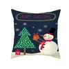 Ny jul 45x45cm kuddar Magic Pillow Case Swipe Cushion Cover Pudowcase CPA4465 SS1207