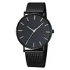 Men Sports WatchesのHBPウォッチカジュアルクラシックビジネスデザインクロックファッションステンレススチールウルトラシンメッシュバンドQuartz Montres de Luxe