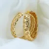 Kolczyki Dangle Fashion Gold dla kobiet lekkie luksusowe glamour Bridal 18k kolor elegancki biżuteria akcesoria ślubne