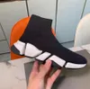 2022 Высочайшее качество Speed Trainer Socks обувь для мужчин и женщин Тройной черный белый красный Повседневная обувь Модельер Кроссовки Ботильоны