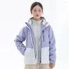 Men's Jackets Super Soft Stormsuit Women's Tide Brand Three In One Removable Two-piece Set Plush Autumn And Winter Mountaineering Jacket