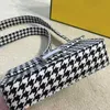 حقائب المساء مصمم أكياس الكتف حقائب اليد baguette houndstooth crossbody نساء الأزياء الأزياء حقيبة الدنيم محافظ 220920