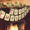 Рождественские украшения Merry Banner - Vintage Рождественский крытый для дома для домашнего офиса камин мантия