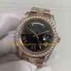 3 цвета в коробке часы мужские черные циферблаты 40 -миллиметровый бриллиантный браслет розового золота Азиа