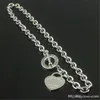 Vendre à chaud cadeau de Noël Gift 925 Silver Love Collier Bracelet Ensemble de mariage Jewelry Heart Pendant Colliers Bangle Set 2 250A