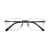 Sunglasses Frames Germany Designer Screwless Square Eyeglasses Frame For Men Super Thin Flexible Diopter Eyewear Mens Retro Rectangle