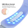 Ansiktsvårdsenheter Electric Lifting Double Chin V-line Lift Up Belt LED Pon Therapy Massager Vibration Slimming Beauty 221110