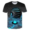 Męskie koszule T druk 3D Streszczenie dużych rozmiarów T-shirt Summer Tops Street Fashion Młodzieżowe ubrania Owczesne ubrania swobodne bluzy xxs-6xl