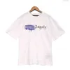 Men's T-shirts Digner of T-shirt Brand palmess Angels Angel t Shirt Pa Clothing Spray Letter Short Sve Spring Summer Men and Women Tee New2022