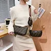 Borsa della borsa di liquidazione nuova moda femminile Outlet stile una spalla piccola borsa quadrata stampata a catena obliqua