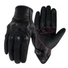 Luvas de cinco dedos Mulher Motorcycle Touch XS S M Racing Top Genuine Leather Guantes Luvas de ciclismo Motocross Motocross Luvas Mujer Mulheres 221110