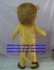 Brown Lion Wild Animal Mascot Costume Dorosły Cartoon Postacie strój garnitur ROZMIARÓWKA ROZWIĄZANIA CEREMONA ZAMÓWIENIA ZX825