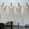 160cm 3Meter / Lot beige coupé femelle en tissu couture mannequin tissu polyester coton échantillon vêtements affichage de tailleur e026
