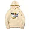 Men's Hoodies Noodles Anime Men Cute Cartoon Print Women Streetwear Hoodie Winter Fashion Unisex Sweatshirts Pullover Male