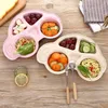 Din sets sets peuter Baby Bowl cartoon auto Derees milieuborden Kinderen alleen tafellade 1 van