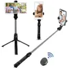 Draadloze Bluetooth Selfie Stick Statief Afstandsbediening Palo Handphone Live Photo Houder Statief Camera Monopod Zelfontspanner Artefact Staaf