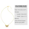 Pendanthalsband Flola clearance / kopparguld pl￤terad f￶r kvinnor CZ Crystal Necklace Fashion Jewets Gifts NKER45