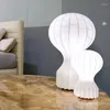 Tischlampen Moderne Wohnzimmer Schlafzimmer Schreibtischlampe Japanische Einfache Seide Studie Licht Italienische Kreative Luftballon Wohnkultur Led