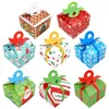 Opakowanie prezentów 24pcs ozdoby na drzewie świąteczne pomysły na torby świąteczne wakacje bankiety papier rzemieślniczy