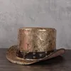 Berets 3 размера женские кожаные шляпы президент Lday Fedora Magic Flat Cosplay Pik Pie Caps