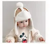 5 pièces d'hiver les chapeaux de bébé sont épaissis pour la chaleur de l'hiver filles super mignon garçon chapeau en fourrure protection des oreilles enfants chapeau de trappeur cadeau de noël 46-50 cm costume pour 1-3