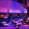 Wall Lamps Rgb Spiral Hole Led Wall Lights Effect Lamp With Remote Controller Colorf For Party Bar Lobby Ktv Home Decoration Drop 5332490