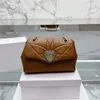 Women Chain Bag Flap Thread Handbags Crossbody Messenger Bags Quilted Shoulder Bags Small Coin Purse Genuine Leather Flower Heart Gold Plated Quality Wallet Pouch