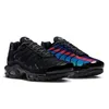 TN Plus Size US 12 Running Outdoor Shoes Män kvinnor TNS Utility Berlin Terrascape Triple Black All White TN. Rose Pink Blue Red Green France Trainers Sneakers 36-46 EUR