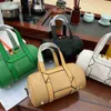 Sacos de compras tambor m￣o feminino Totes bolsas de designer bolsa de travesseiro couro crossbody ladies Press￩s 220704
