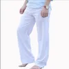 Men's Pants M-3xl 2022 Summer Men's Thin Linen Loose Casual Straight Plus Size Trousers Fluid Elastic Waist Beach