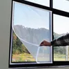 Cortinas puras redes mosquitos para tela de janela malha de tamanho personalizado inseto tule invisível branco contra mosquitos e moscas removíveis laváveis ​​221110