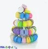 Ustensiles de cuisson 6 niveaux Macaron Tower Macaron Display Cake Stand Décoration Fournitures Baby Shower Fête D'anniversaire Décoration De Mariage