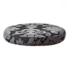 Couvre-chaise 3xstool Cover Round Bar Cafe Tool Seat Protector Cushion Black