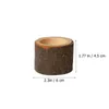 Kandelaarhouders Holderhouders thee Votief Wedding Wooden Tealight Rustiek Wood Light CandlesDecorations Tafels Centerpieces Mushroom Natural