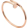 Herrenarmband Luxusdesigner Armbänder für Frauen südamerikanischer Schmuckzubehör Titanium Stahl Gold plattiert personalisierte bangl9711860