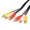 1.5M AV Cable 3RCA to 3 RCA Audio Video Cord Composite Cable for TV DVD Players