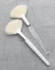 Pinceaux de maquillage, brosse en éventail, poils de chèvre, mélangeur professionnel de fard à joues, surligneur de Contour