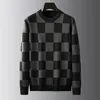 Maglione Pullover da uomo autunno nuova moda Casual sciolto spesso O-collo lana lavorata a maglia Oversize Harajuku Streetwear maglieria M-7XL