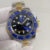 7 Color Watches For Men Watches Mens 40mm Blue Luminous Dial 904L Steel 18k Yellow Gold Two Tone Bracelet V12 Ceramic Bezel Cal.2836 Movement Mechanical Watch