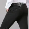 Men's Pants 2022 Man Comfort Fashion Anti-wrinkle Wram Long Casual Trousers