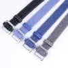 Belts Simple All-match Canvas Belt Men Women Fashion Korean Denim Color Punch-free Waist Pants Jeans Adjustable Decor Straps