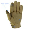 Cinq doigts gants écran tactile étanche militaire Combat hommes armée tactique Camouflage doigt complet Paintball 221110