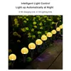 10/15/20/30LED Solar Garden Light Outdoor Waterproof Lawn Pathway Landscape Lamp f￶r hemg￥rden