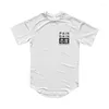 Heren t shirts trend casual snel droge sportieve sport coole sport mode fitness mesh kleding korte mouw T -shirt