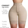Waist Tummy Shaper Fajas Colombianas Women High Fake Ass Stretch Shorts Control Belly Sheath Trainer Reductive Slimming Pants 221110